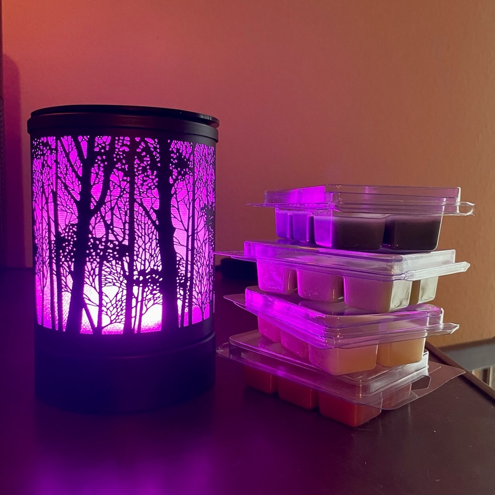 SALE NWT LED Warmer + 4 Wax Melts